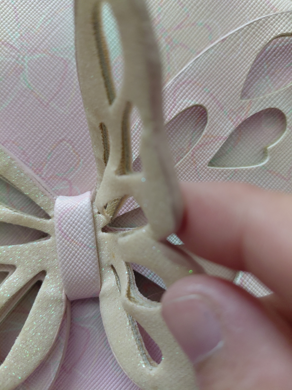 Pink Pastel Butterfly Mini Backpack - Picture 7 of 9